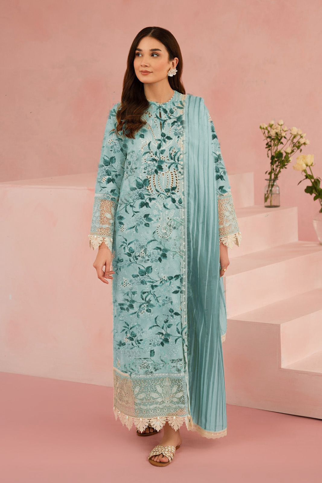 IDEASCOLLECTION SUMMER COLLECTION UNSTITCHED 3PC