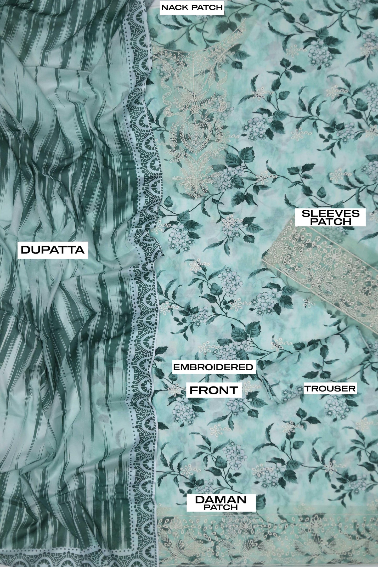 IDEASCOLLECTION SUMMER COLLECTION UNSTITCHED 3PC
