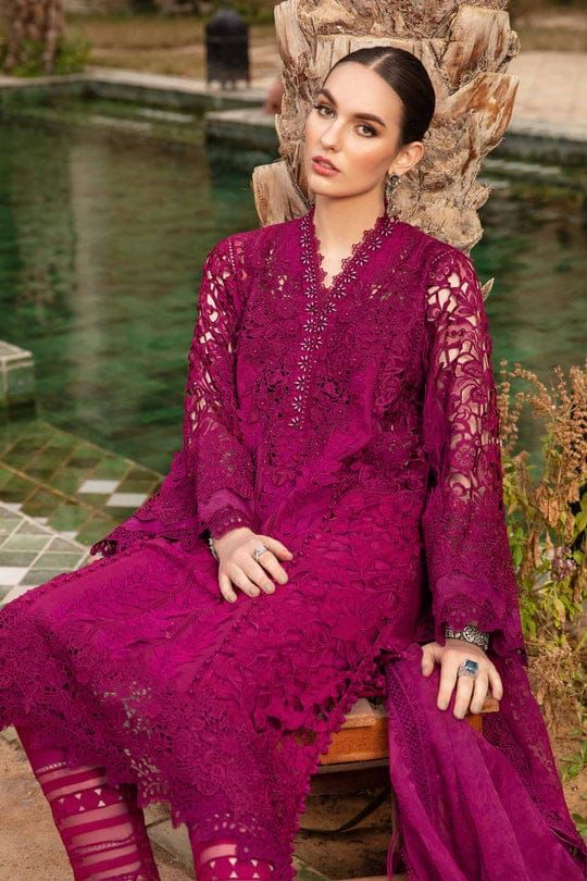 IDEASCOLLECTION cotton chikankari luxury eid jora unstitced 3pc✓