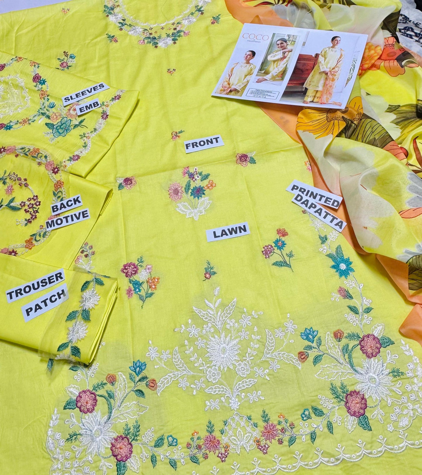 Brand IDEASCOLLECTION (Embroidered lawn)