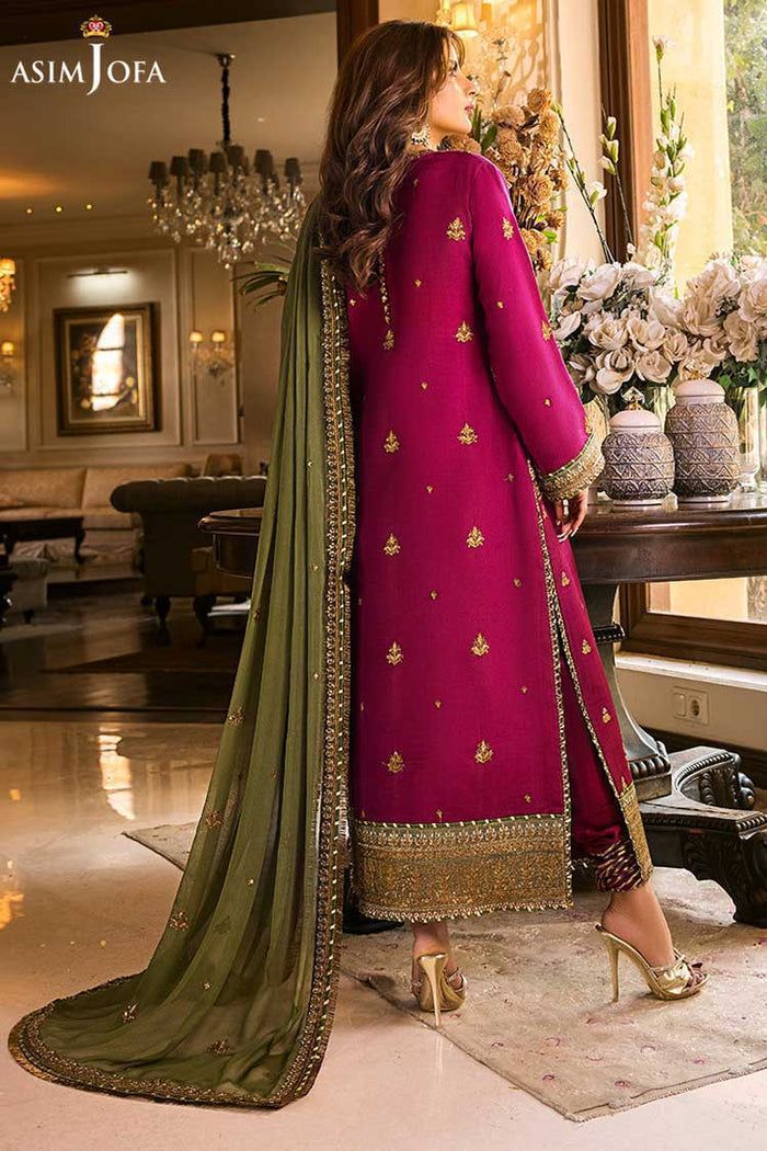 IDEASCOLLECTION chiffon embroidered luxury unstiched 3pc✓