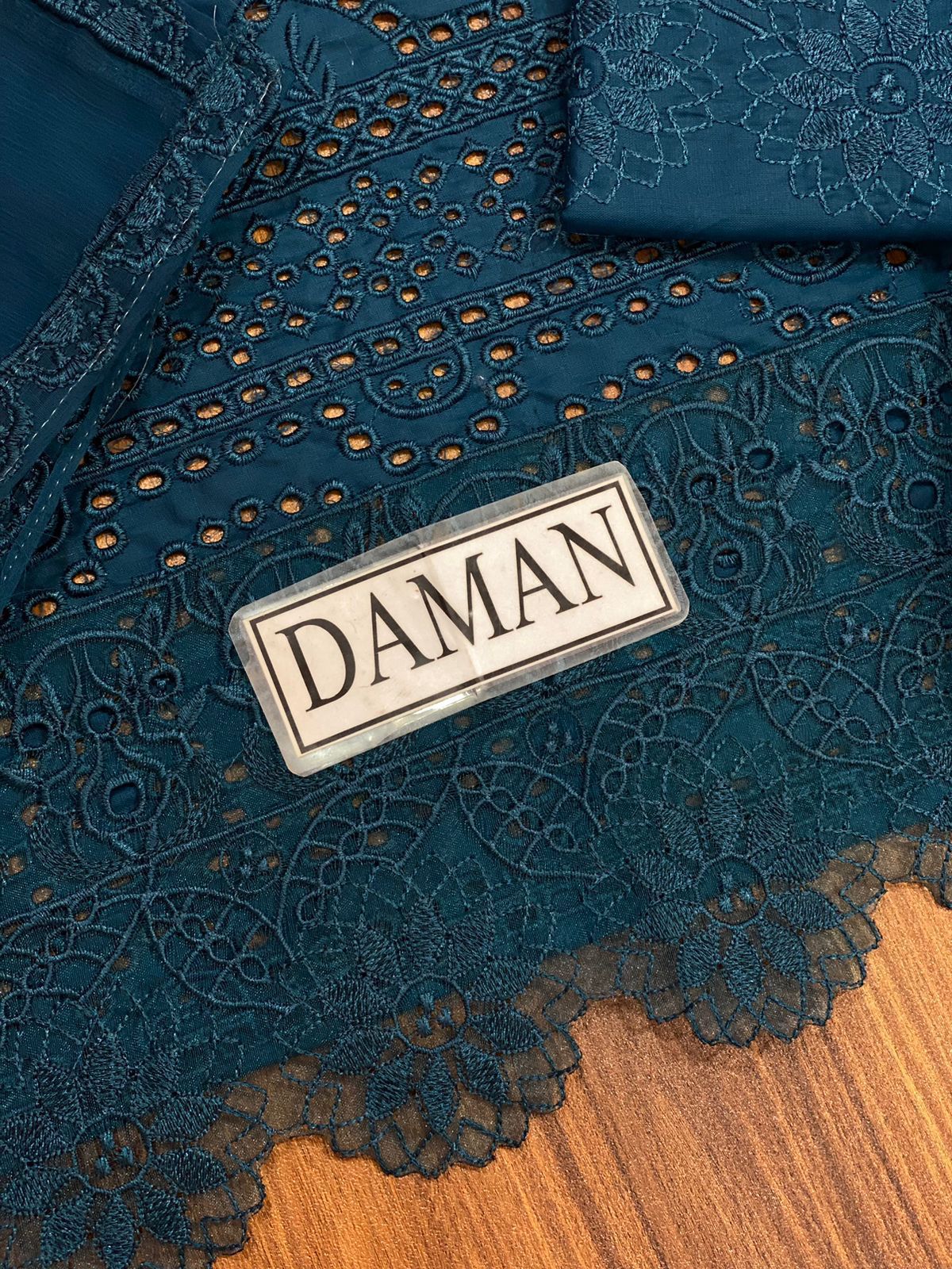 IDEASCOLLECTION chiffon embroidered luxury unstiched 3pc✓