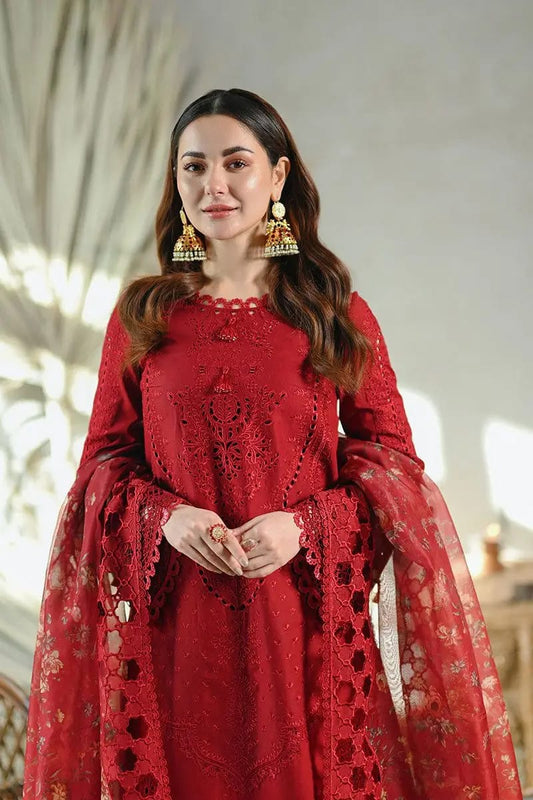 IDEASCOLLECTION lawn chikankari embroidered dawat jora unstitced 3pc✓