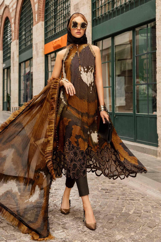 IDEASCOLLECTION  embroidered patchwork luxury unstiched 3pc ✓