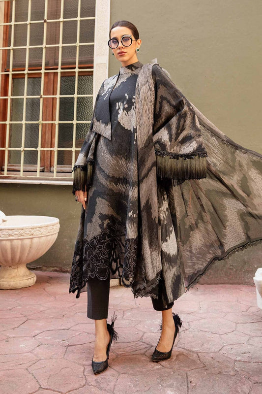 IDEASCOLLECTION  embroidered patchwork luxury unstiched 3pc ✓