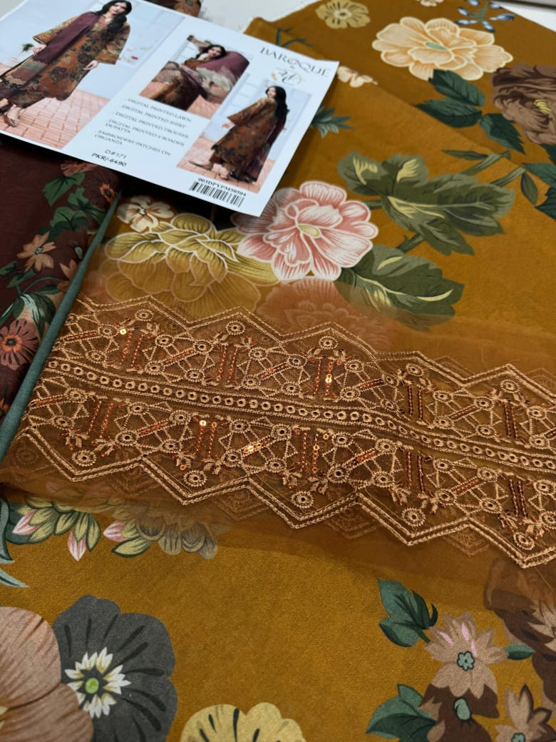 IDEASCOLLECTION Lawn with Digital Monar Dupatta🥰♥️