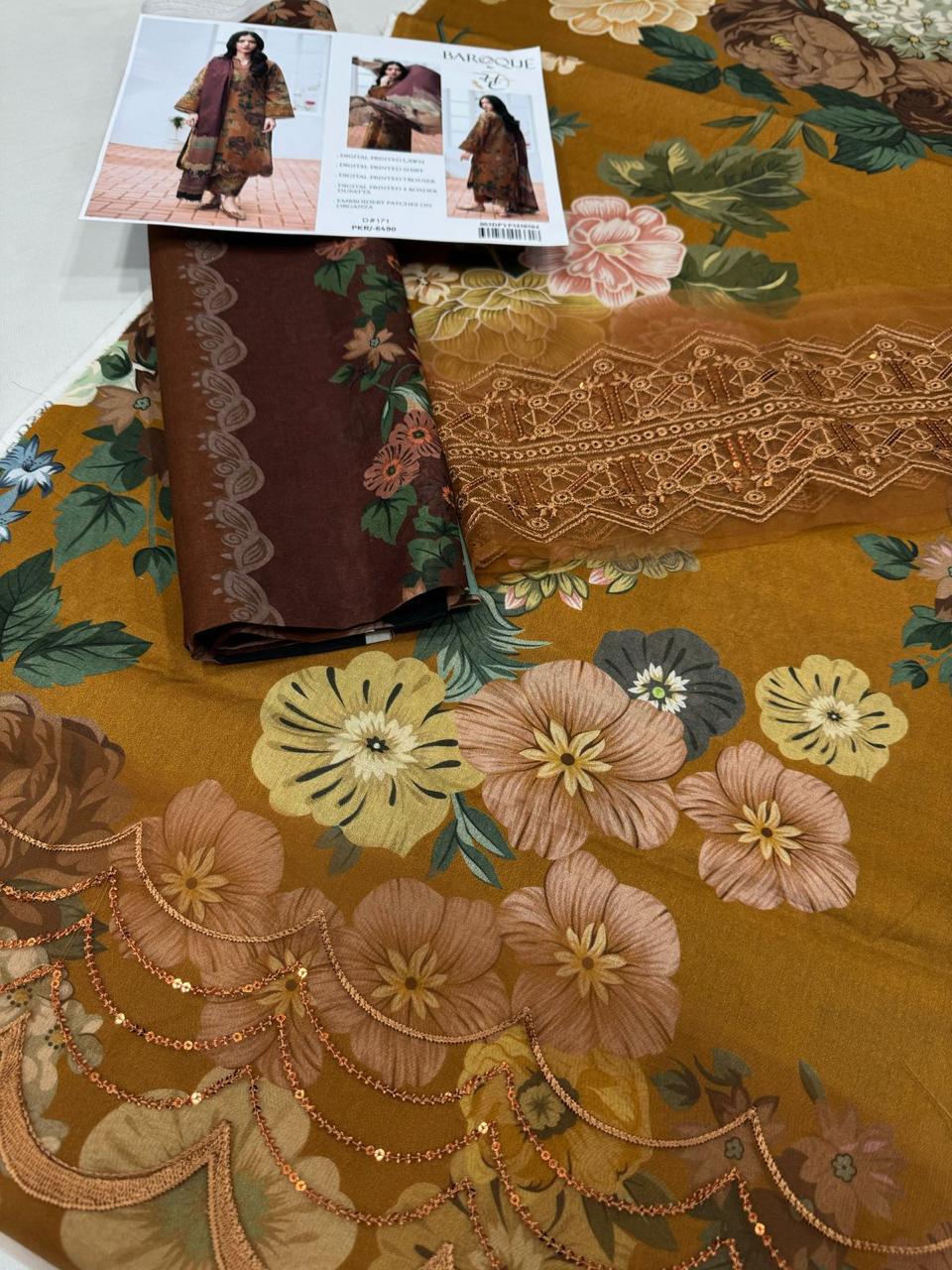 IDEASCOLLECTION Lawn with Digital Monar Dupatta🥰♥️
