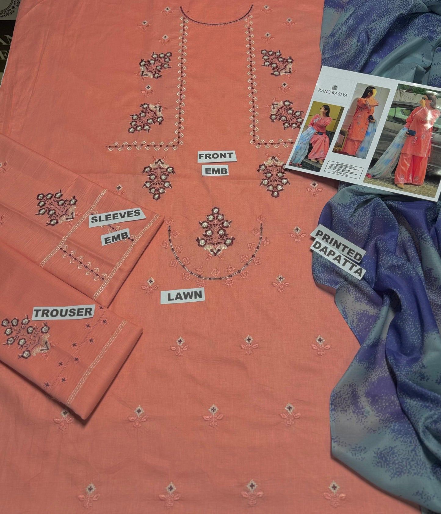 Brand IDEASCOLLECTION (Embroidered lawn)