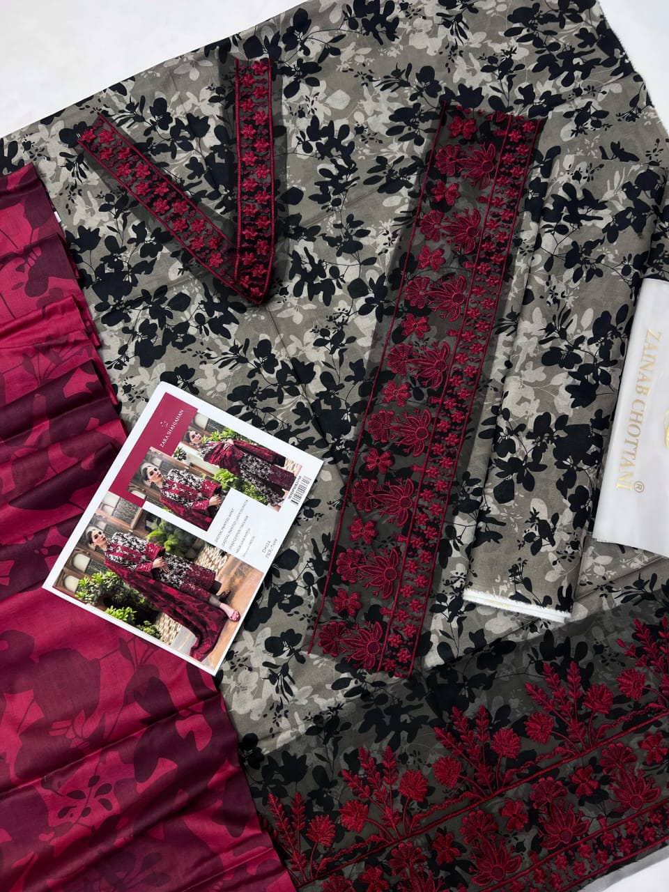 IDEASCOLLECTION  CHOTTANI PATCHES WITH LAWN DUPATTA🥰♥️